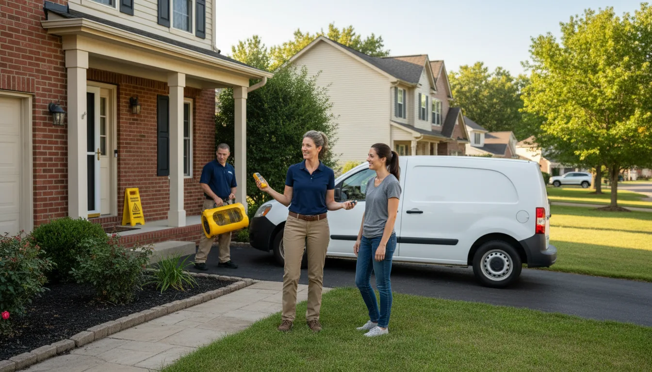 Water restoration image for Dehumidification And Cleanup Services in Moody, AL